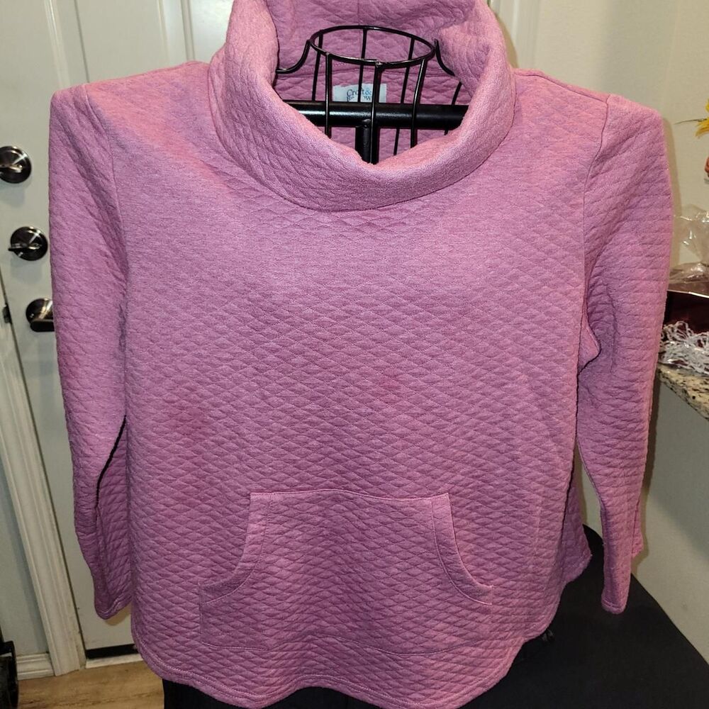 Croft-barrow Women's Pink and Purple Sweatshirt